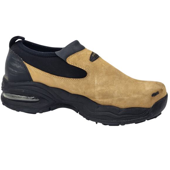 Dunlop Golf Shoes Mens 9 Slip On Dry 10 Brown Black Spiked Sole Performance main image 6